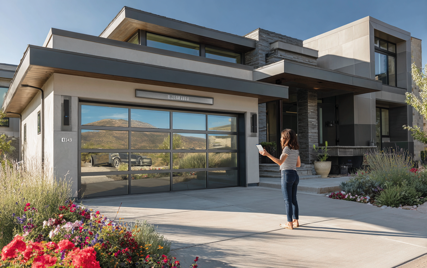 Precision Door of Santa Maria Logo