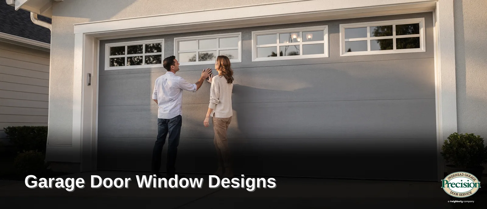 Garage door windows combine natural light, curb appeal, and modern style in a single upgrade