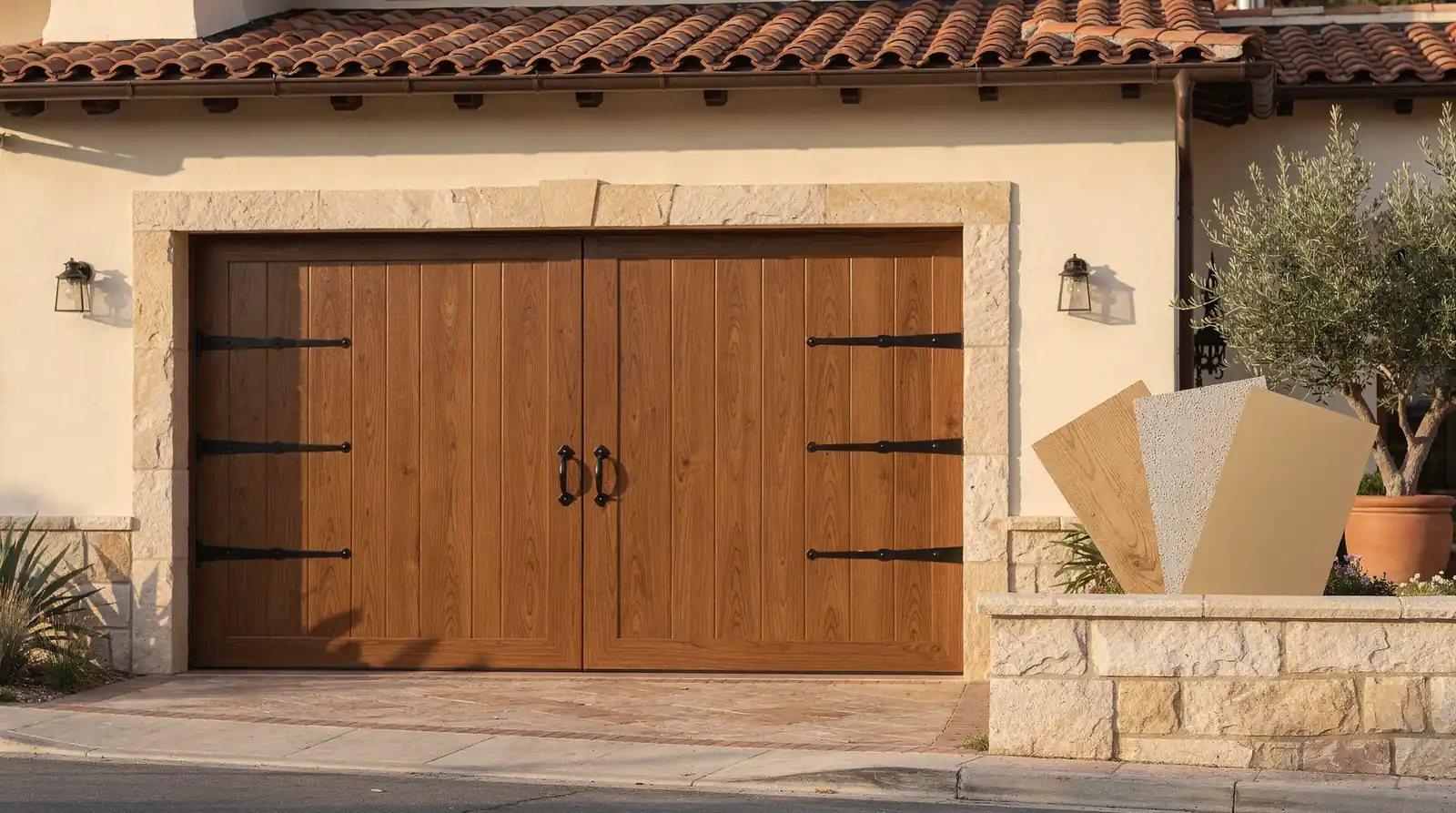 Which Materials Suit Mediterranean Garage Doors Best